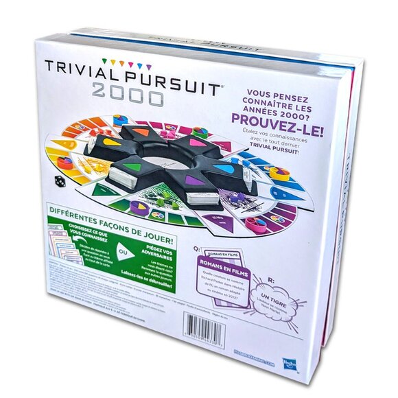 Trivial Pursuit 2000s Edition New Sealed Hasbro Board Game (French Version) - Picture 9 of 14